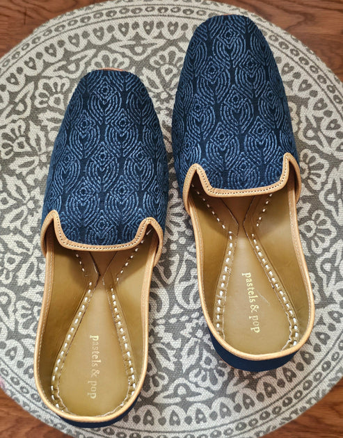 Punjabi Jutti for Men Handcrafted Jutti Pastels Pop