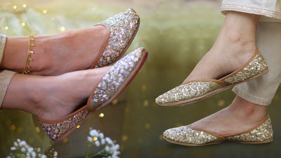 Step Up Your Wedding Style with Pastel & Pop Dazzling Juttis