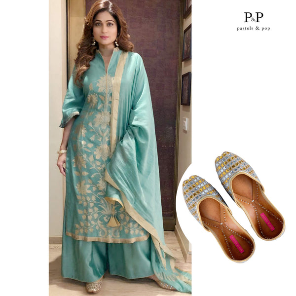Shamita Shetty punjabi juttis