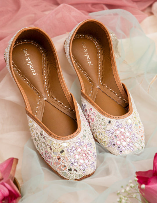 Mirror Embroidered Jutti for Women