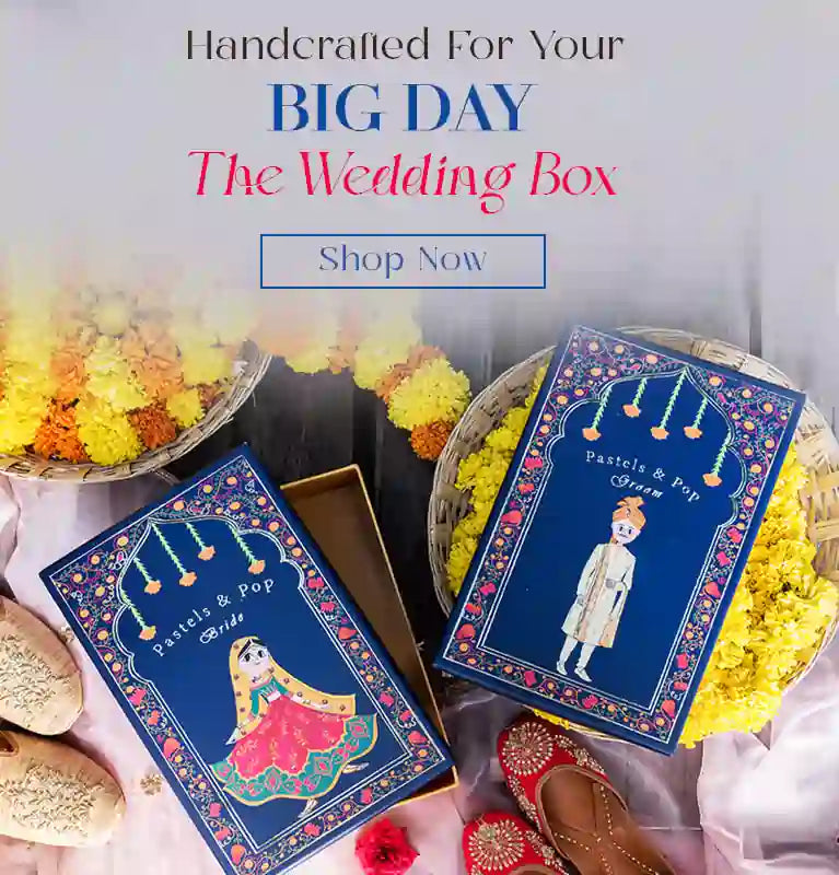 Wedding box banner