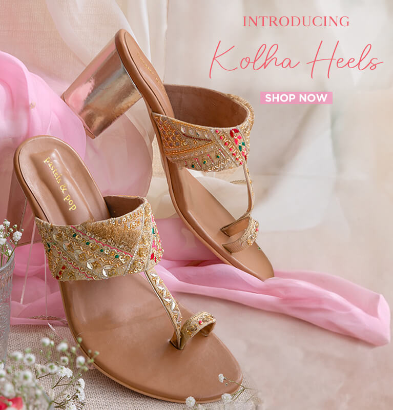 Style Your Saree With the Versatile Pair of Heel Sandals
