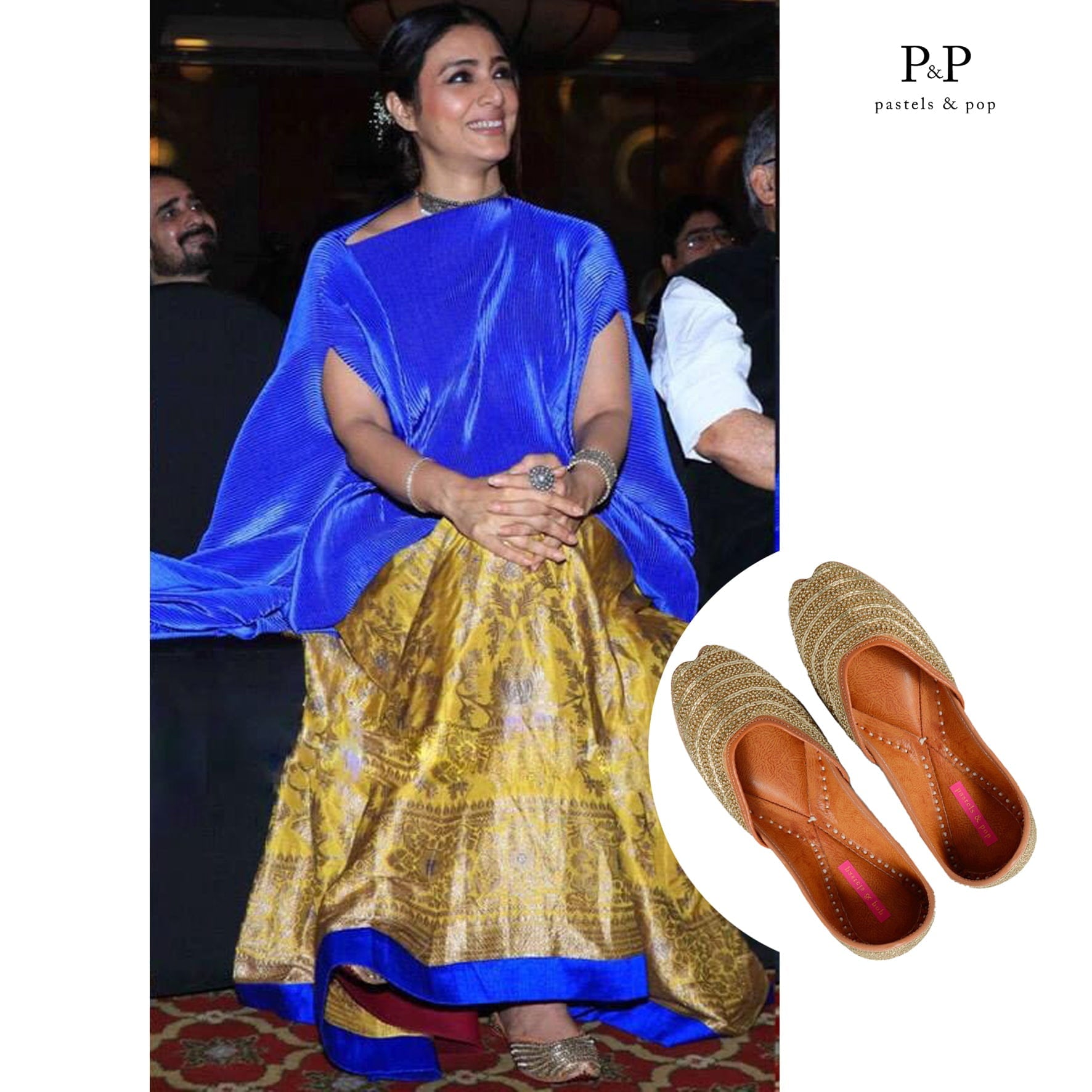 Kriti Sanon in Pastels and Pop juttis Radiance juttis