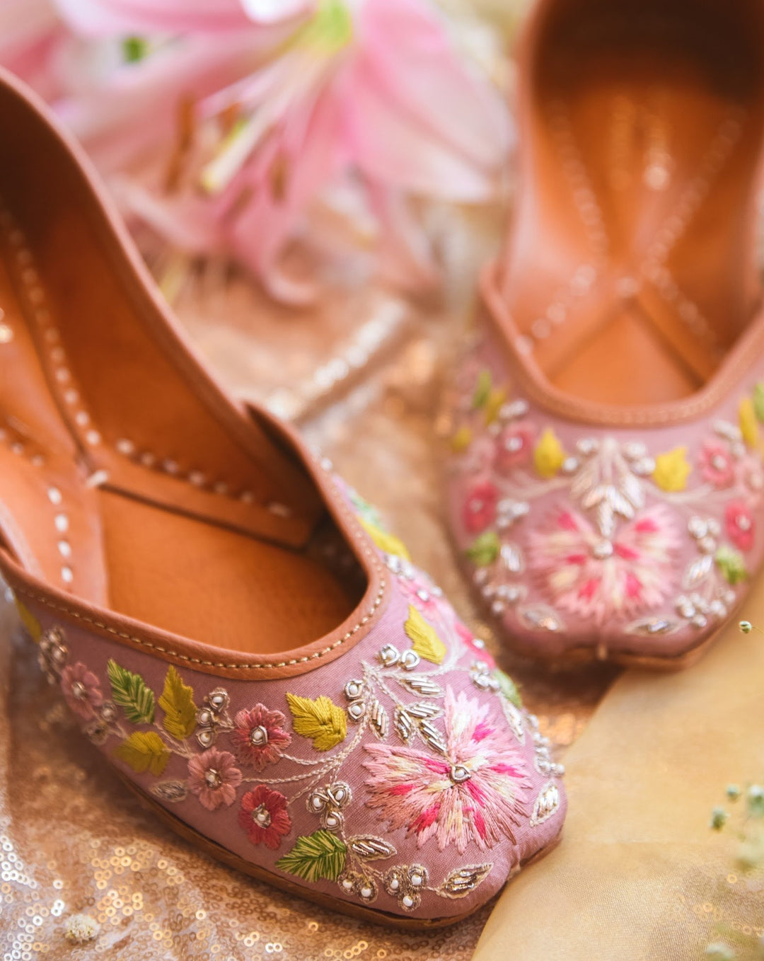 Luxurious Juttis Designed By Anushree Reddy - Pastels and Pop