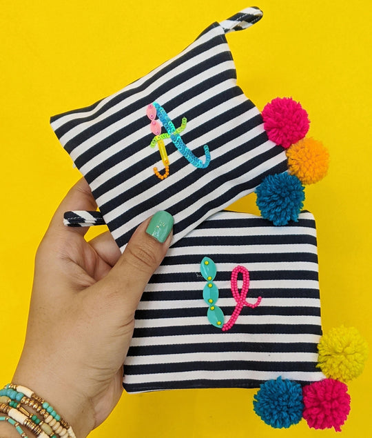 Monogrammed Pouch