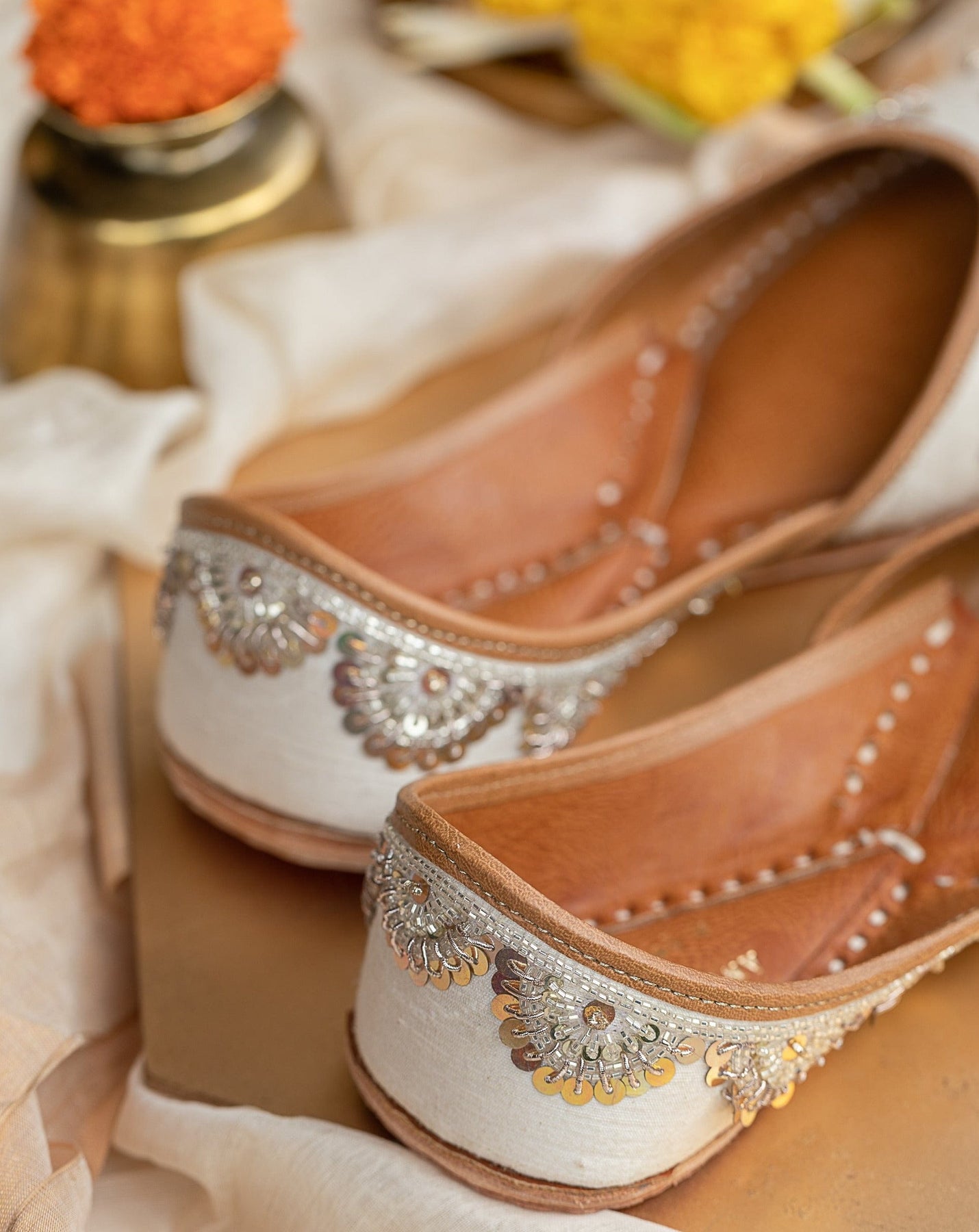 Luxurious Juttis Designed By Anushree Reddy Pastels and Pop