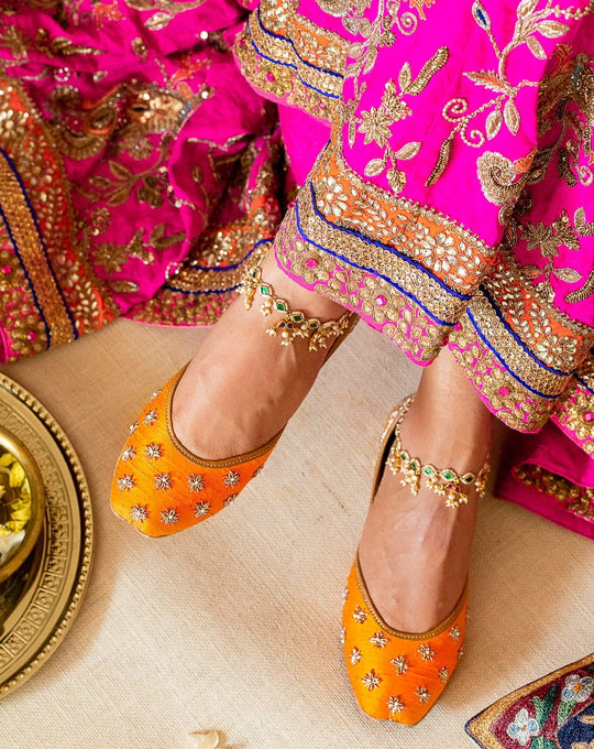 JHILMIL(orange) : Pastels and Pop X Anushree Reddy
