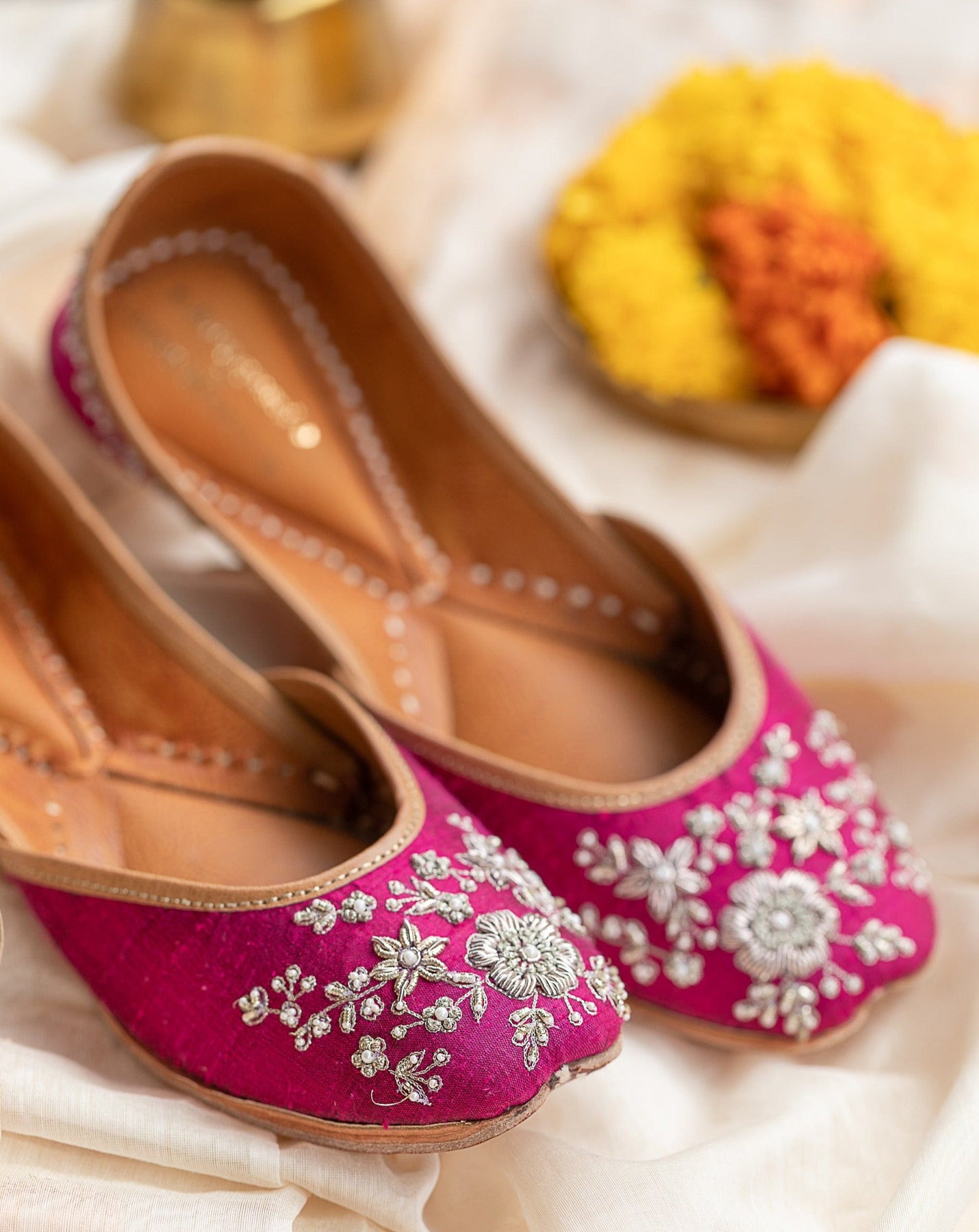 Luxurious Juttis Designed By Anushree Reddy Pastels and Pop
